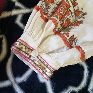 Vintage Silk Long Sleeve Button Down Shirt